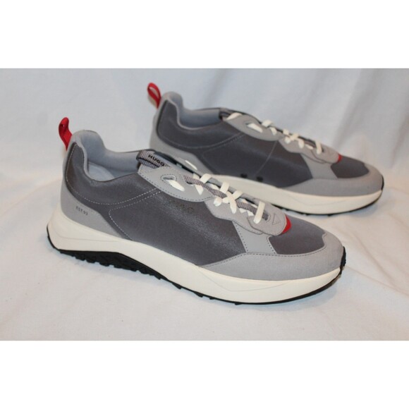 Hugo Boss Men\'s Kane Running Sneakers GRAY NIB SZ EU 45 US 12 $180 main image 4